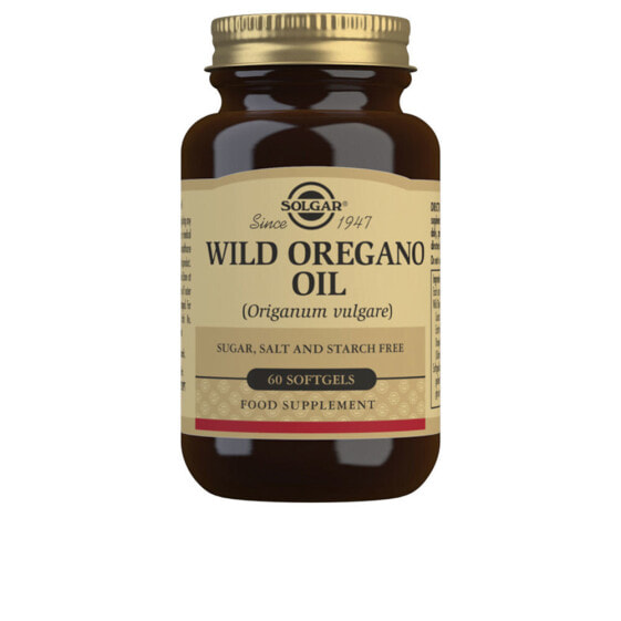 Solgar Wild Oregano Oil  Масло дикого орегано 60 капсул c доставкой