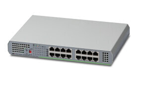 Allied Telesis AT-GS910/16 - Unmanaged - Gigabit Ethernet (10/100/1000) - Full duplex - Wall mountable
