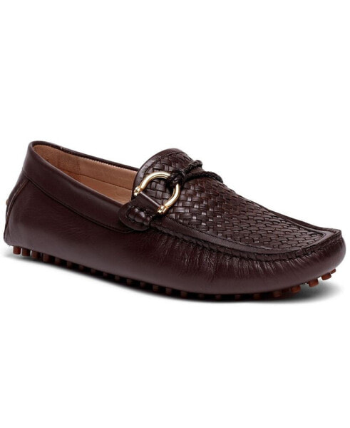 Men's Malone Interweave Driver Leather Loafer Slip-On Casual Shoe