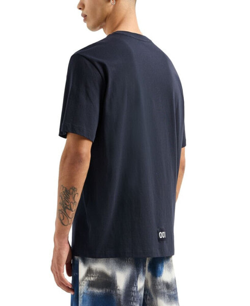 Men's Short Sleeve Cotton Jersey Box Logo T-Shirt