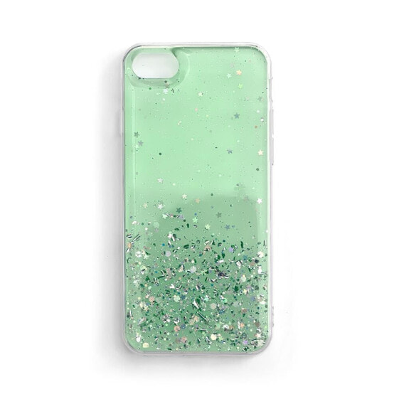 Чехол Wozinsky Samsung Galaxy S21+ 5G Star Glitter зеленый