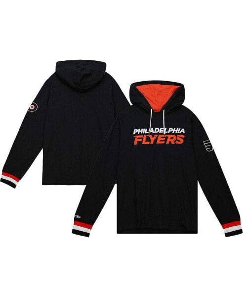 Men's Black Philadelphia Flyers Legendary Slub Hoodie Long Sleeve T-shirt