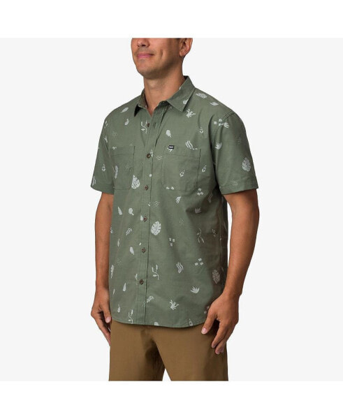 Men's Bloom Short Sleeves Woven Shirt
