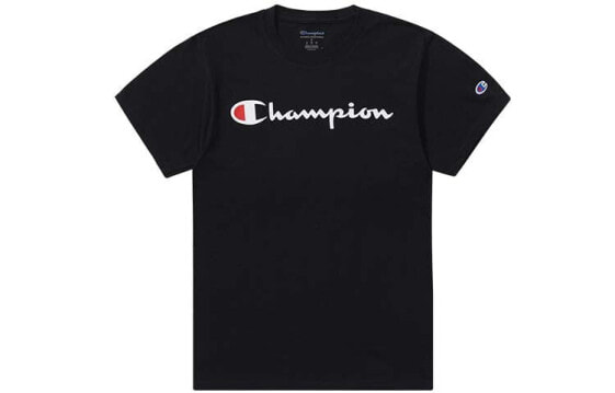Футболка Champion Logo черная GT23H