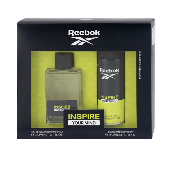 Парфюмерный набор Reebok INSPIRE YOUR MIND MEN 2 шт. Eau de Toilette spray 100 ml + Deodorant spray 150 ml