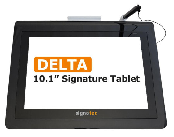 Signotec Delta - 25.6 cm (10.1") - TFT - 1280 x 800 pixels - 216.96 x 135.6 mm - Black - 216.96 x 135.6 mm