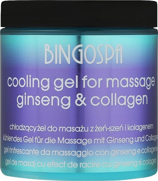 Kühlendes Massagegel mit Ginseng und Collagen