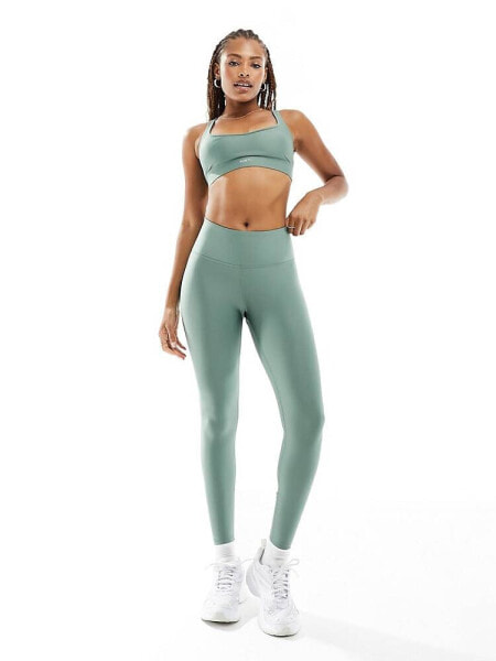 Puma Running Evolve leggings in light green