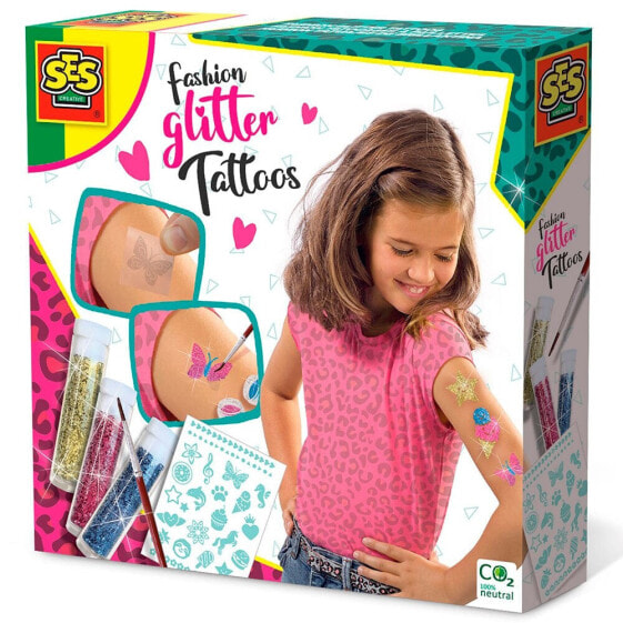 SES Fashion Makes Tattoos With Glitter