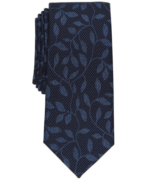 Men's Melange Vine Slim Tie, Created for Macy's