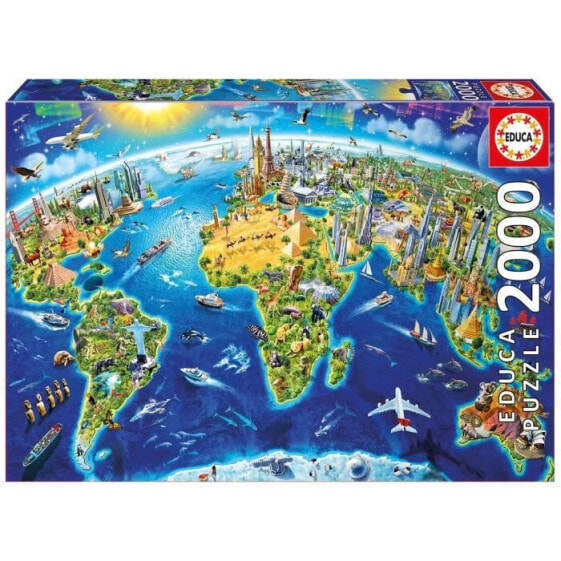 EDUCA - World Symbols Puzzle 2000er