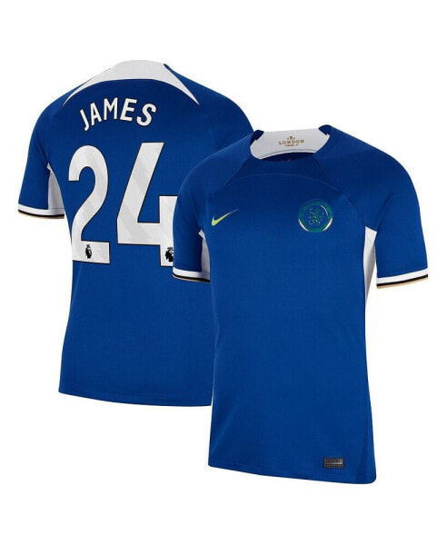 Men's Reece James Blue Chelsea 2023/24 Home Stadium Replica Jersey