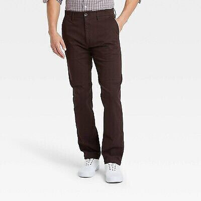 Men's Every Wear Slim Fit Chino Pants - Goodfellow & Co Natures Brown 30x30