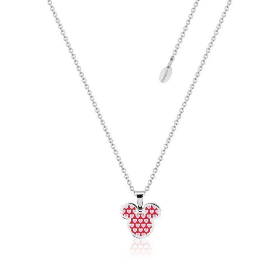 DISNEY Mickey Love Hearts Stainless Steel Necklace