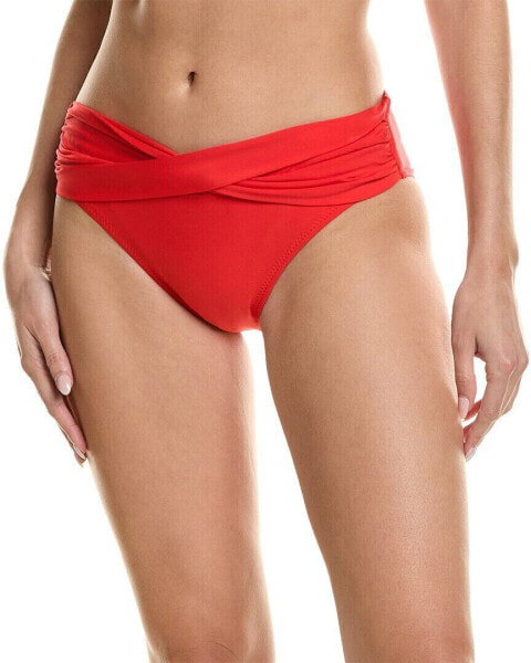 Helen Jon Twist Front Hipster Bikini Bottom Women's Orange Xs