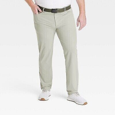 Men's Big & Tall Golf Slim Pants - All In Motion Light Green 30x34