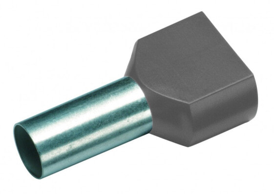 Cimco 182448 - Tubular connector - Tin - Straight - Gray - Metallic - Copper - Tin-plated copper