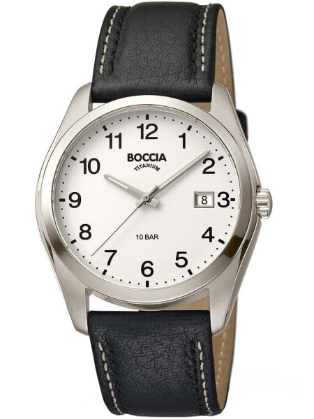 Boccia 3608-13 Men`s Watch Titanium 41mm 10ATM