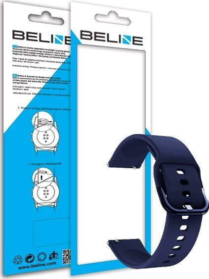 Beline Beline pasek Watch 20mm Classic granatowy/navy blue