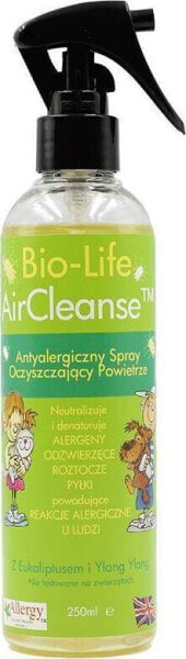 Bio-Life BIOLIFE AIR CLEANSE, 100% Naturalny Antyalergiczny spray do powietrza, 250ml