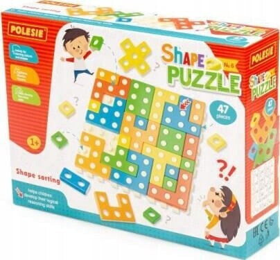 Polesie Polesie 95985 Zabawka edukacyjna "Ułóż puzzle" (47 elementów) w pudełku