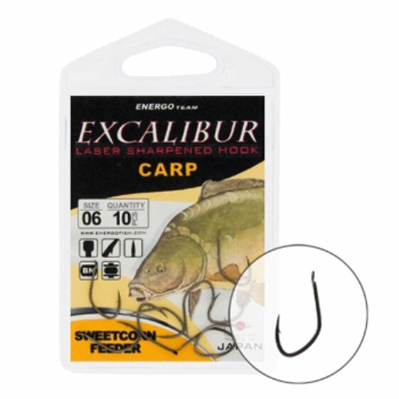 EXCALIBUR Sweetcorn Feeder NS Spaded Hook