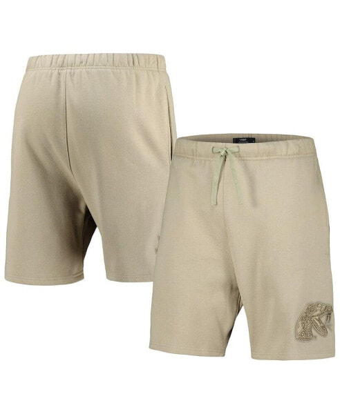 Men's Tan Florida A&M Rattlers Neutral Relaxed Shorts