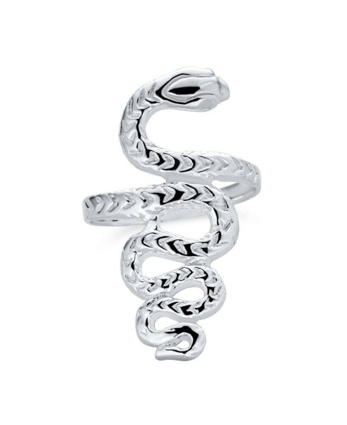 Кольцо Bling Jewelry Reptile Stack Wrap Bypass Coil Serpent Snake