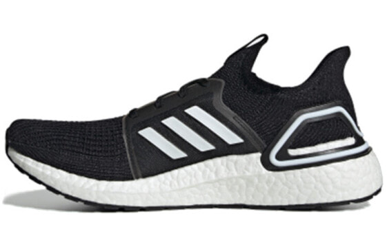 Кроссовки беговые Adidas Ultraboost 19 U черно-белые