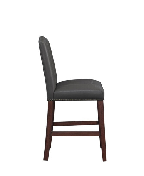 Carteret Leather Counter Stool