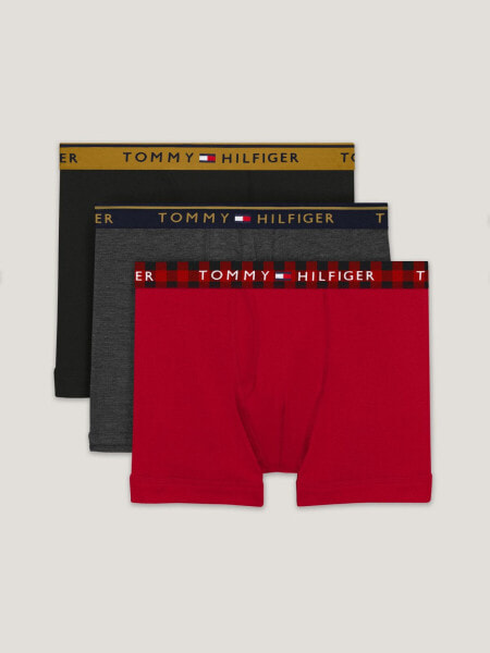 Трусы мужские Tommy Hilfiger Cotton Classics Trunk 3-Pack