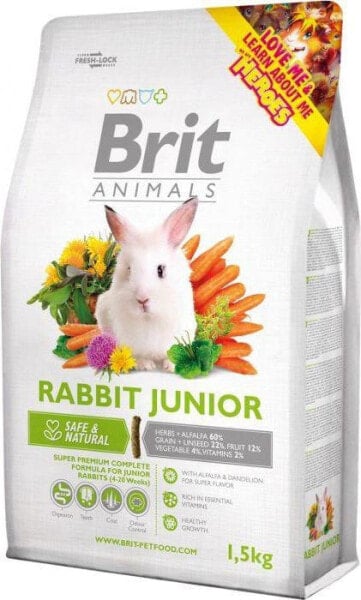 Brit ANIMALS 1,5kg KRÓLIK JUNIOR COMPLETE