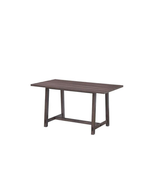 CLOSEOUT! Max Meadows Laminate Counter Height Rectangular Trestle Table