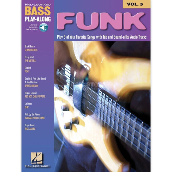 Hal Leonard Bass Play-Along Volume 5: Funk