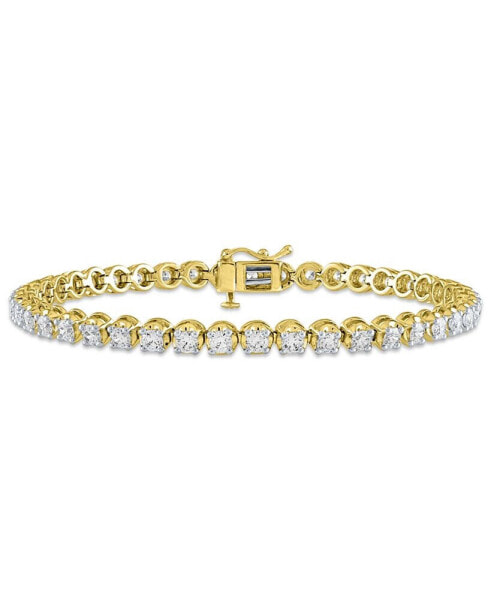 IGI Certified Diamond Tennis Bracelet (4 ct. t.w.) in 14k White Gold or 14k Yellow Gold