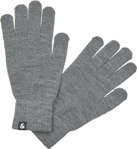 Men´s gloves JACBARRY 12159459 Gray Melange