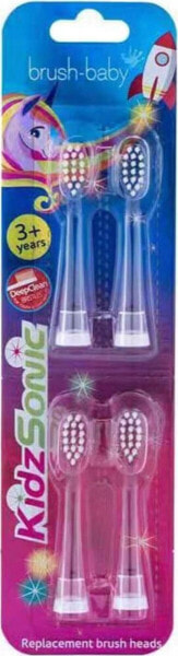 Końcówka BRUSH BABY_Kidz Sonic końcówki do szczoteczki sonicznej 3-6l 4szt.