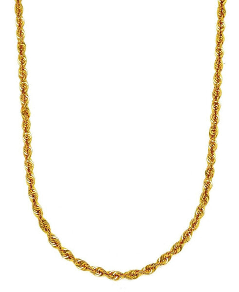 Macy's sparkle Rope Link 20" Chain Necklace (3.6mm) in 14k Gold