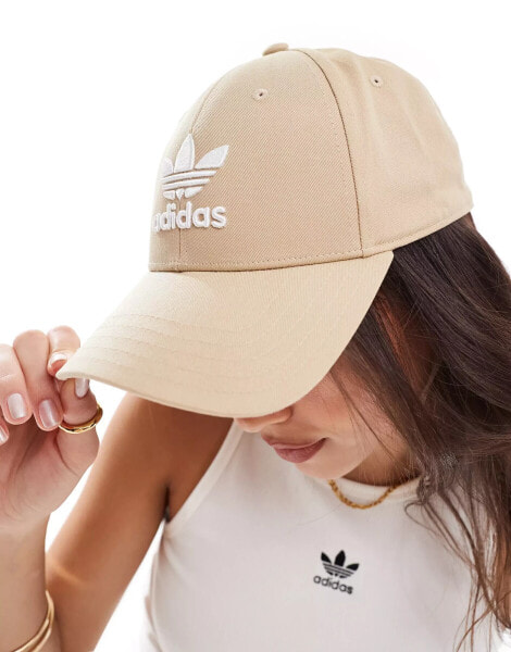 adidas Originals trefoil snapback cap in beige adidas Originals L XL 2698 MALL adidas Originals