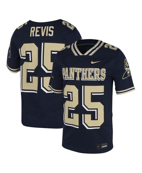 Джерси Nike мужская Darrelle Revis Navy Pitt Panthers Replica Untouchable