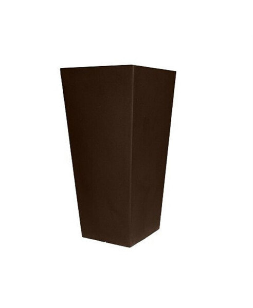 Cosmopolitan Tall Square Garden Planter Espresso 26.25"