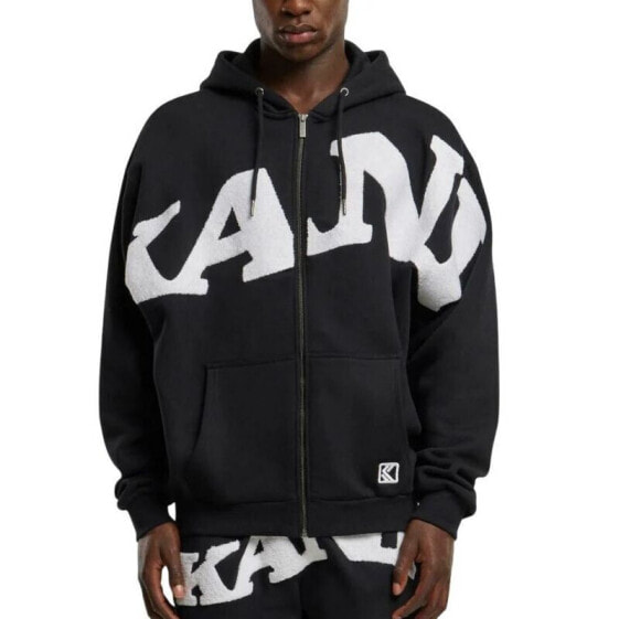 Karl Kani Wavy Retro Os Full Zip Hoodie M 6022370