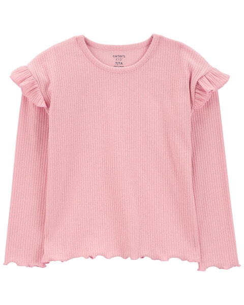 Kid Long-Sleeve Ribbed Top 12