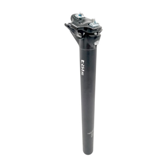 Подседельная труба TOLS Alloy 2 Bolt 31,6mm 15mm 350mm (Алюминиевая, анодированная, черного цвета)