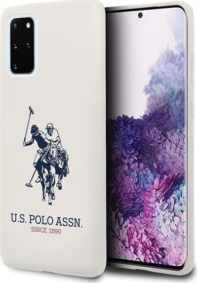 Чехол для смартфона U.S. Polo Assn. US Polo USHCS67SLHRWH S20+ G985 белый Silicone Collection