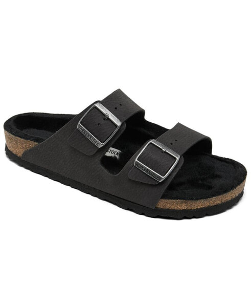 Men's Arizona Shearling Microfiber Sandals from Finish Line