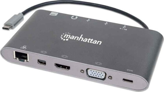 Stacja/replikator Manhattan 7w1 USB-C (152808)