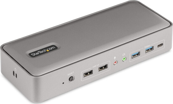 Stacja/replikator StarTech Dual-Laptop USB-C KVM (129UE-USBC-KVM-DOCK)