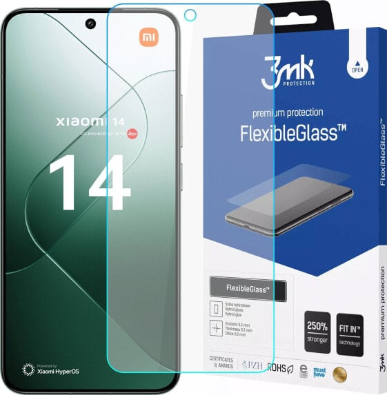 3MK Szkło hybrydowe do Xiaomi 14 3mk FlexibleGlass ochronne na ekran Glass 7h