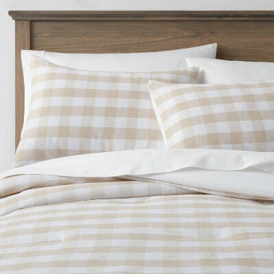 Yarn-Dyed Gingham Comforter & Sham Set - Threshold